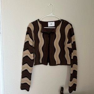 Yellow the label crochet top